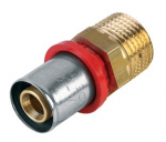 Adapter TDM Brass 1630, 18mm x 1/2", messing