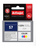 Tindiprinteri kassett ActiveJet Premium AH-57R, sinine v./punane v./kollane v., 21 ml