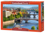 Pusle Castorland View of Bridges in Prague 500 el. B-53087, 47 cm x 33 cm, 500 tk, mitmev&auml;rviline