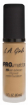 Vedel jumestuskreem L.A. Girl PRO Matte Foundation, elevandiluu, glm717 soft beige, 30 ml