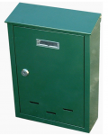 Postkast Vorel 78558, roheline v., 23 cm x 7 cm x 32 cm