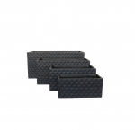Lillepott Domoletti LT24660-4S, keraamiline/savi, 47 cm, must