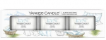 K&uuml;&uuml;nal, l&otilde;hna Yankee Candle Clean Cotton, 12 h, 3 tk, Valge v.