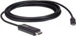 Kaabel Aten HDMI - USB-C HDMI, USB-C, 2.7 m, must v.