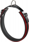 Kaelarihm koertele Ferplast Ergocomfort, must v./punane v., 520 - 600 mm x 25 mm, 52-60
