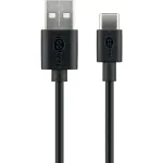 Juhe Goobay USB - USB-C, USB/USB-C, 300 cm, must v.