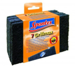 Svamm Spontex Grill Max, must v., 7 tk