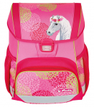 Kooli seljakott Herlitz Loop Bloomy Horse, roosa v., 31 cm x 22 cm x 37 cm