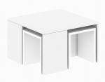 Kohvilaud Kalune Design Ortanca, valge v., 60 cm x 37 cm x 60 cm