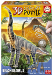 3D-pusle Educa Brachiosaurus 19383, 50 cm x 12 cm, 101 tk, mitmev&auml;rviline
