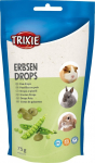 N&auml;riliste maiuspala Trixie Pea Drops, k&uuml;&uuml;likutele/merisigadele, 0.075 kg