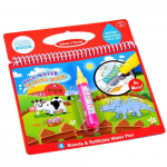 V&auml;rvimiskomplekt Jokomisiada Magic Water Drawing Book Animals, punane