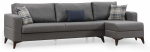 Diivanvoodi Atelier Del Sofa Kristal, tumehall v., 90 x 284 cm x 86 cm