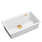 K&ouml;&ouml;givalamu Quadron Logan 110, graniit, 76 cm x 45 cm x 23.5 cm, valge v./vask v.