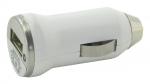 Auto laadija Compass 07681, USB, valge