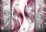 Fototapeet Artgeist Pink And Diamonds, 70 cm x 70 cm