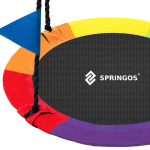 Pesakiiged Springos NS028, 14 cm, must v./mitmev&auml;rviline