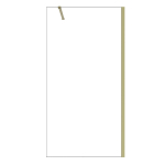 Du&scaron;isein Besco Eco-N Walk-In, 110 cm x 195 cm, kuldne