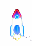 Valgusti seinale Standart Party Rocket, LED x 4.4 W