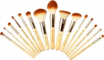 Meigipintslite komplekt Jessup Bamboo Makeup, 17.5 cm, 15 tk