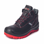 T&ouml;&ouml;saapad meeste Panda Safety Cerbiatto MF S3 HRO SRC, ilma s&auml;&auml;reosata, ilma soojenduseta, must v./punane v., 44 suurus