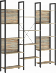 P&otilde;randariiul Vasagle, tamm v./must v., 166 cm x 24 cm x 158 cm