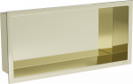 Sisseehitatav seinariiul Mexen X-Wall-R, 10 cm x 20 cm x 45 cm, kuldne v.