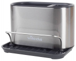 Valamu organiseerija Vileda Easy Kitchen, 18 cm x 13 cm x 12.3 cm, plastik/teras, h&otilde;be v./hall v.