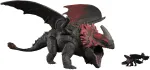 Kujukeste komplekt Spin Master How to Train Your Dragon Red Death Chomping Rampage, 2 tk, must v./punane v.
