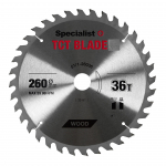 Saeketas Specialist+ TCT, 260 mm x 30 mm