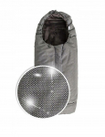 Talvine magamiskott beebile BabyMatex Triton, hall v., 100 cm x 40 cm