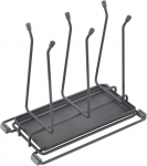 N&otilde;udekuivatusrest Metaltex Lava, 25 cm x 14 cm x 22 cm, roostevaba teras/pol&uuml;prop&uuml;leen (pp), must v.