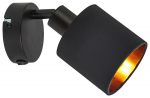 Valgusti seinale Goldi 098558, E14, 1 x 15 W, must v.