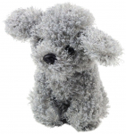 Pehme m&auml;nguasi koer Lean Toys Poodle, hall v., 20 cm