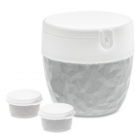Konteiner toidu jaoks, komplekt Koziol Bentobox L, 0.9 l, 3 tk