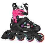 Rulluisud Nils Extreme NA2053A, must v./roosa v., 37-40