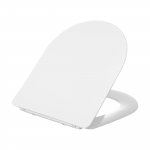 WC-poti prill-laud kaanega Domoletti R2, valge v., 43 cm x 36 cm