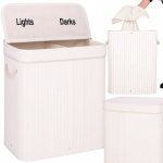 Kahjustatud pakendiga toode. Pesukast Springos HA0160, 100 l, valge v., 54 cm x 35 cm