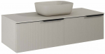 Valamualune vannitoa kapp Elita Soho Slim, beež v., 45.3 cm x 120 cm x 31.8 cm