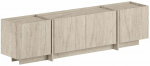TV-kapp Nordure Lowen, travertine v., 35 cm x 180 cm x 46.2 cm
