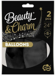 &Otilde;hupallide komplekt &uuml;mmargune GoDan Beauty & Charm, must v., 2 tk