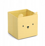 Hoiukast, m&auml;nguasjade jaoks Zeller Cozy Kids, 22 l, kollane v., 28 x 28 x 28 cm