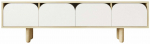TV-kapp Kalune Design Lazio, valge v./tammepuidu imitatsioon v., 29.8 cm x 180 cm x 48 cm