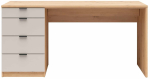 Kirjutuslaud sahtlitega Point One, 160 cm x 65 cm, 78.7 cm, ka&scaron;miir v./artisan oak v.