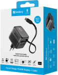Telefoni laadija Sandberg 441-74, 2 x USB Type-C/1 x USB Type-A, hall v., 65 W