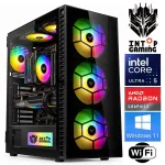 Statsionaarne arvuti Intop RM93558WH Intel Ultra 5 245KF, DDR5 16 GB, SSD+HDD 1 TB 2 TB, AMD Radeon RX 9060 XT 16 GB GDDR6, Windows 11 Home