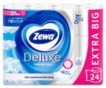 Tualettpaber Zewa Deluxe Pure, 3 kiht, 24 tk