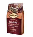 Kuiv kassitoit Carnilove Duck & Turkey, kalkun/pardiliha, 6 kg