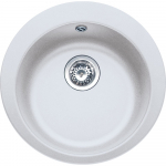 K&ouml;&ouml;givalamu Franke Single 114.0463.691, tektoniit, 50 cm x 50 cm x 14.5 cm, valge v.