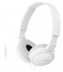 Juhtmega k&otilde;rvaklapid Sony MDR-ZX110AP, valge v.